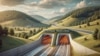 Viitorul tunel Meseș - ilustrat printr-o randare foto - de pe lotul de 41 km Poarta Sălajului-Zalău-Nușfalău, de pe Autostrada Transilvania, va fi cel mai lung tunel rutier din țară.