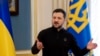 Уладзімір Зяленскі на прэсавай канфэрэнцыі ў Кіеве, 19 лютага 2025