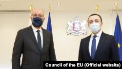შარლ მიშელი, ირაკლი ღარიბაშვილი 