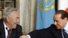 Президент Казахстана Нурсултан Назарбаев и премьер-министр Италии Сильвио Берлускони в Риме. 5 ноября 2009 года.