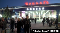 Вокзали Роҳи оҳани Душанбе. Акс аз соли 2017 