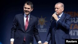 Мурат Курум жана Pежеп Тайып Эрдоган.