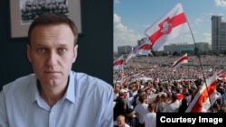 Олексій Навальний на своєму Youtube-каналі розповідає про протести в Білорусі, серпень 2020 року