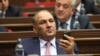 Armenia -- Finance Minister Gagik Khachatrian attends a parliament session in Yerevan, November 16, 2015.
