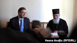 Vučić i Irinej u Beograd, 2016.
