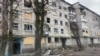 Прыфрантавы Пакроўск пасьля абстрэлу