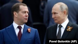 Тези про Україну на «російських історичних землях», окрім Дмитра Медведєва, неодноразово озвучував російський президент Володимир Путін. Фото архівне
