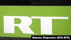 Логотип фінансованого державою російського телеканалу іномовлення RT