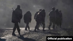 Ethnic Armenian soldiers during last year’s 44-day war in Nagorno-Karabakh.