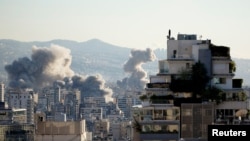 Înainte de armistițiu? Lovituri aeriene israeliene puternice la Beirut, pe 26 noiembrie 2024.