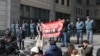 Акция протеста в Ереване на фоне начала судебного процесса в Баку по делу бывших чиновников Арцаха