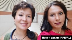 Ирина Дмитриева (вляво) и дъщеря ѝ Марфа