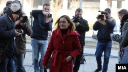 Горднана Јанкулоска на суд за предметот Таргет-Тврдина на 22.12, 2017 година