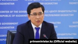 Асхат Аймагамбетов в бытность вице-министром образования и науки Казахстана.