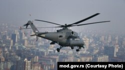 Обука на рускиот хеликоптер МИ 35 во Ниш, јануари 2020