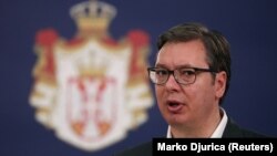 Српскиот претседател Александар Вучиќ