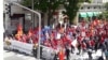 Илустрација. Протест на ССМ за Први Мај