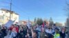 Belgrade, Serbia - Students during their walk of protest towards Novi Sad