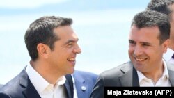 Премиерите на Македонија и на Грција Зоран Заев и Алексис Ципрас