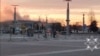 Скрыншот пажару зь відэа МНС Беларусі