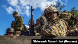 Украински војници во регионот Харкив, 24.09.2022.