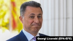 Архивска фотографија: Поранешниот премиер Никола Груевски пред Кривичниот суд во Скопје
