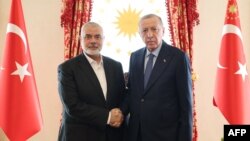 اسماعیل هنیه روز شنبه با رجیب طیب اردوغان دیدار کرد