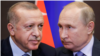 A combination photo of Turkish President Recep Tayyip Erdogan (left) and Russian President Vladimir Putin.