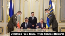 Թուրքիան և Ուկրաինան «Բայրաքթար» ԱԹՍ-ների սպասարկման կենտրոնի կառուցման հուշագիր են ստորագրել, 2021 թ., սեպտեմբեր