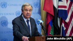 Генералниот секретар на Обединетите нации Антонио Гутереш