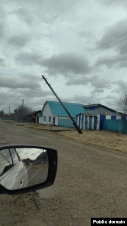 Последствия урагана в Красноярском крае