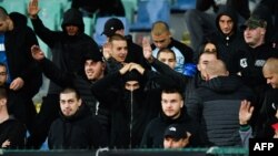 Од вчерашниот натпревар Бугарија - Англија.