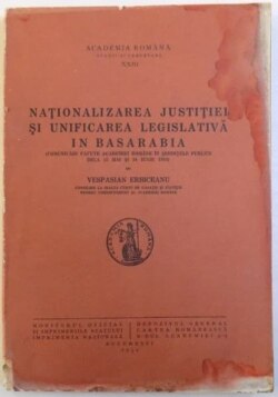 Lucrarea lui Vespasian Erbiceanu (Sursă: Biblioteca Centrală Universitară, Iași)
