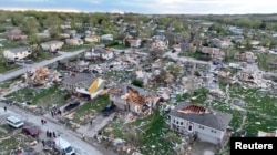 Наслідки торнадо. Омаха, штат Небраска. 26 квітня 2024 року