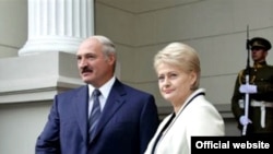 Аляксандар Лукашэнка і Даля Грыбаўскайце