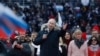 Путін за два тижні до виборів виступив на стадіоні у Москві – говорив про щастя майбутніх поколінь