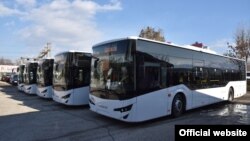 Автобуси за јавен превоз во Тетово.