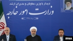 سخنرانی حسن روحانی در وزارت خارجه در روز سهشنبه