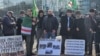 Митинг в годовщину депортации чеченцев, Страсбург, Франция, 23 февраля 2025 г.