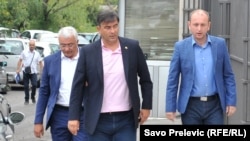 Andrija Mandić, Nebojša Medojević i Milan Knežević