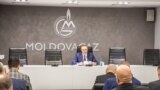 Imagine de la o ședință de lucru a conducerii Moldovagaz, în contextul stării de urgență în sectorul energetic.