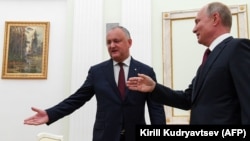 Igor Dodon și Vladimir Putin, septembrie 2019