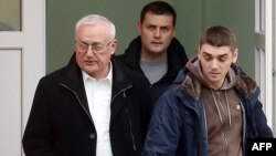 Josip Perković nakon saslušanja, siječanj 2014.