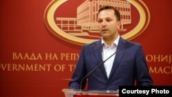 Министерот за внатрешни работи Оливер Спасовски