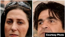 جعفر پناهی (راست) و فاطمه معتمد آریا