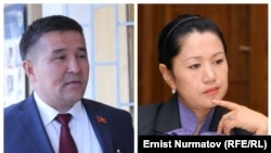 Сагындык Келдибаев и Ыргал Кадыралиева.