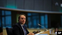 Komisionari evropian për Zgjerim, Oliver Varhelyi. Fotografi nga arkivi. 