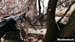 Позиція бійців ЗСУ біля Авдіївки, що неподалік від окупованого Донецька, 1 лютого 2017 року