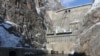 Kyrgyzstan -- Toktogul hydroelectric power station. Central Asia's largest reservoir is located in the mountains of Tien Shan, Jalal-Abad region, 18Jan2013