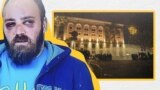 ფოტოილუსტრაცია: ნოდარ არონიშიძე: „კარი დახურეთ და ისე ცემეთ, გარედან ჩანსო. დახურეს და გააგრძელეს ცემა.მერე ისევ გაიღო კარი, ვინც მცემდა, იმათ უთხრეს, ახლა ჩამოდით, ჩვენი ჯერიაო. ჩავიდნენ ეს ნიღბიანები, ამოვიდნენ ახლები და ახლა იმათ დამიწყეს ცემა." 